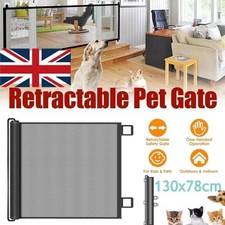 Folding Pet Dog Retractable Gate Safety Guard Baby Toddler Stair Gates Isolation