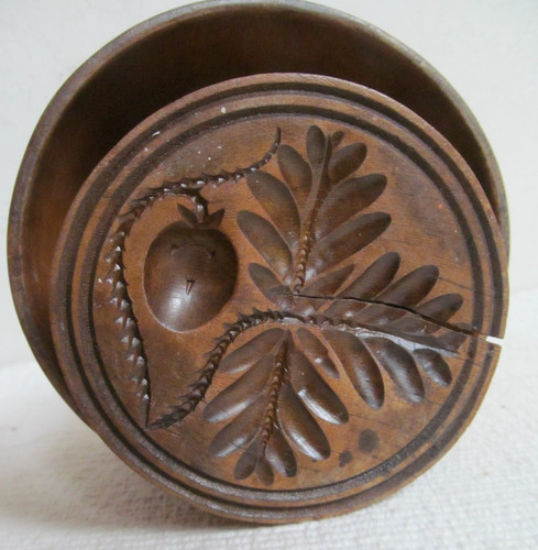 Vintage wooden butter mold