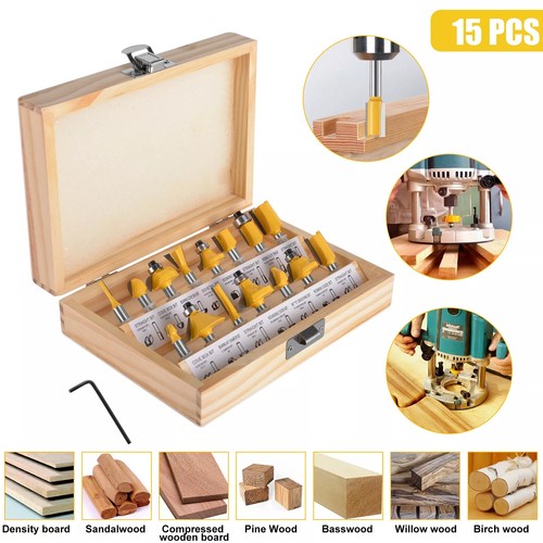 Router bit sets - bit, shank