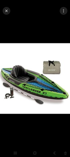 Intex inflatable kayak boat - inflatable,