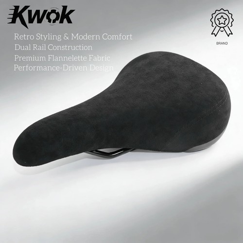Mafia saddle seat - saddle, suede