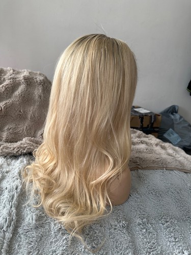 Blonde full lace wig - blonde,