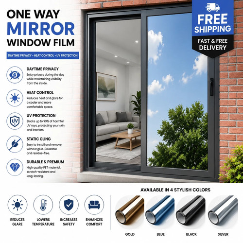 One way mirror reflective - way,