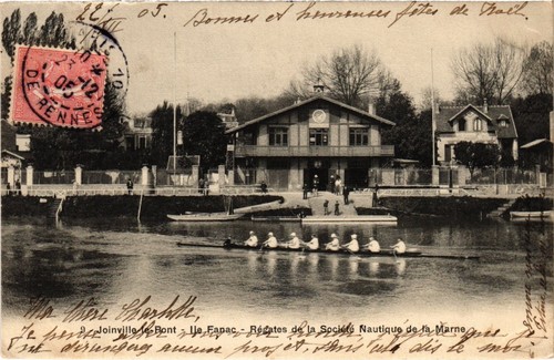 Old postcard joinville - old,