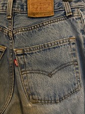 Womens Levi Strauss Vintage 901 mid blue waist 26 length 30
