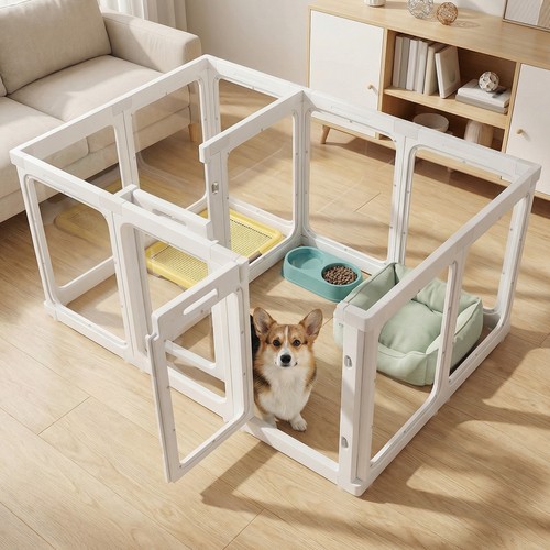 Dog pet pen panel puppy - 12,