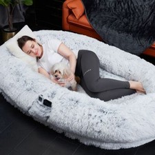 Human Sized Dog Bed Faux Fur