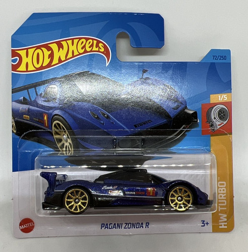 Hot wheels pagani zonda blue - hot,