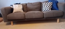IKEA EKTORP 3 SEATER SOFA Grey