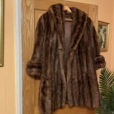 Vintage 1950s 50s Brown Real