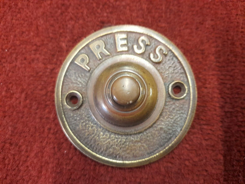 Victorian door bell brass 2 - bell,