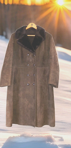 Ladies sheepskin coat size - sheepskin,