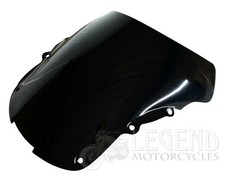 Honda CBR1000 xx Blackbird 96-07 BLACK Double Bubble Screen UK SELLER 2348-B