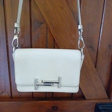 Tods White Leather Handbag