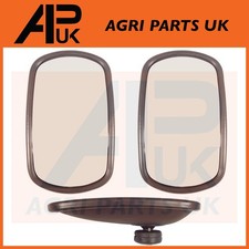 Pair Mirror Head Curved for