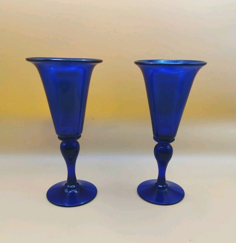 Pair bristol cobalt blue - a, of