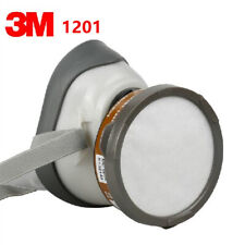 3M 1201 5 Piece Suit Half Face Respirator Painting Spraying Face Dust Gas Mask
