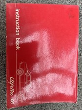 Alfa Romeo Alfetta 1.6 1975 ORIGINAL INSTRUCTION MANUAL