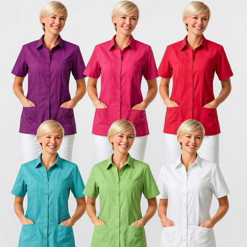 Ladies salon tunic - ladies,