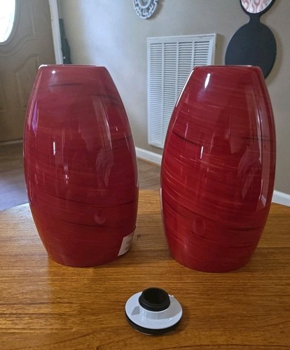 Red pendant light - light, globes