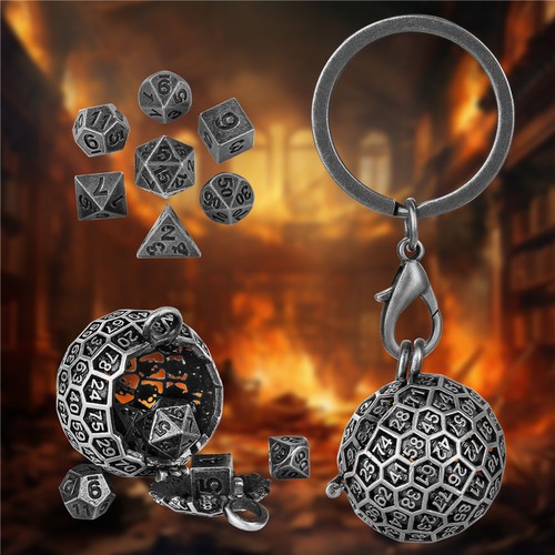 Solid metal polyhedral mini - metal,