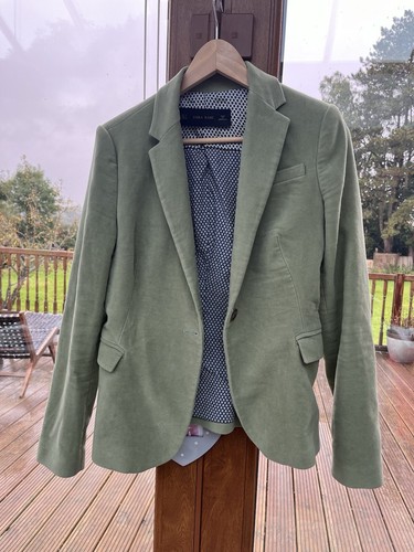 Zara green velvet - zara,
