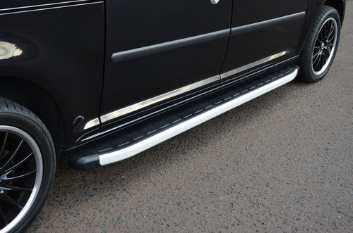 Aluminium side steps bars - steps,