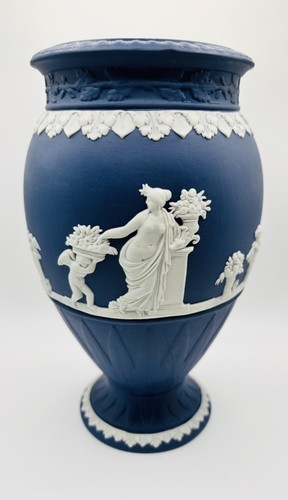 Wedgewood dark blue white - blue,