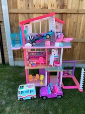 Used Barbie Girls 3 Storey