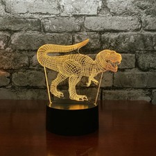 3D Dinosaur Gamepad LED Night