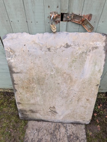 Slate hearth slab fireplace - slate,