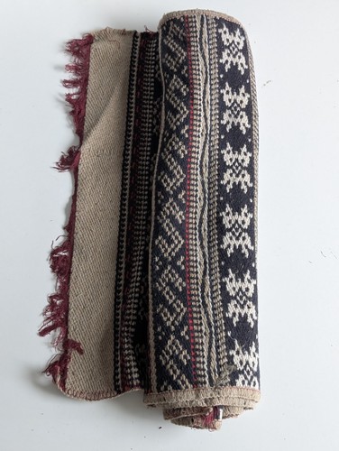 Vintage hand woven geometric - hand-woven,