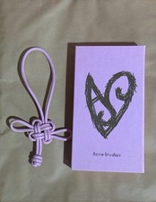 Acne Studios Pink Leather Knot