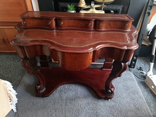 Antique bureau writing - bureau, desk