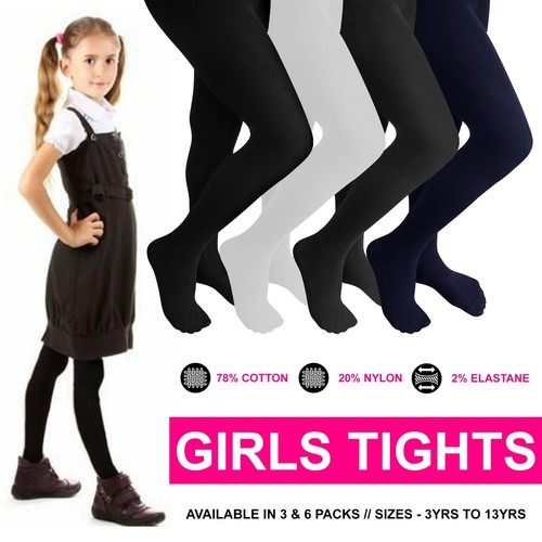 Pack girls tights school - 3,