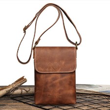 Mens Leather Crossbody Bag