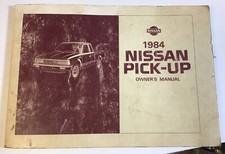 1984 Nissan Pick-Up Owners Manual