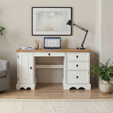 Corona computer desk white - corona,