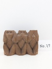 Vintage Three Monkeys Amulet