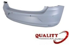Rear Bumper Primed With 4 Sensor Holes Standard Models VW Polo 2014-2017 New