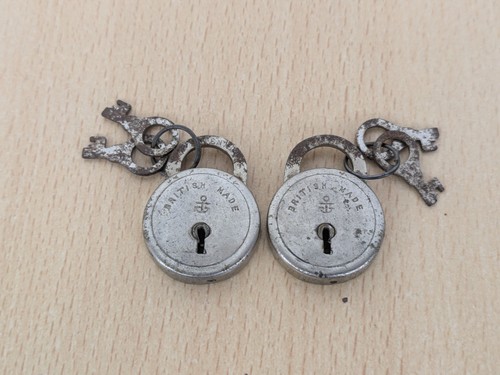 Vintage british padlocks - vintage,