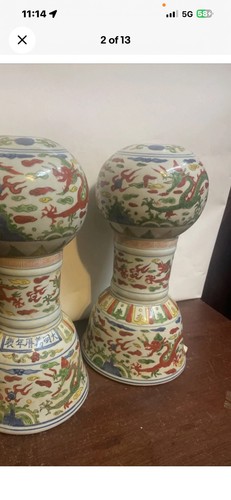 Vintage pair chinese - chinese, hat