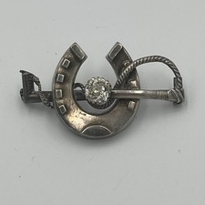 antique silver equestrian