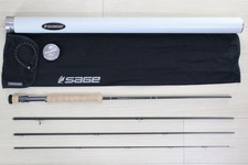 Sage R8 Core 690-4FB Fly Rod 9' 6wt 4pc Fighting Butt Near Mint w/Tube &Sock E5