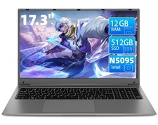 SGIN 15.6"/17.3" Laptop 12GB RAM 128GB 256 512GB SSD Notebook Laptops Windows 11