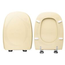 Toilet Seat Square Pozzi Ginori Wood Coated in Polyester Resin Champagne