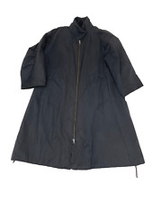 OSKA Women's Designer Cotton Polyester Black Comfort Zipped Coat Size 2