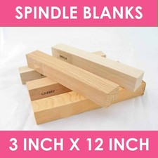 WOODTURNING LARGE SPINDLE  BLANKS - 12 X 3 X 3 INCH CHOOSE YOUR OWN SPECIES