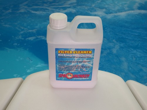Hot tub filter cleaner - hot,