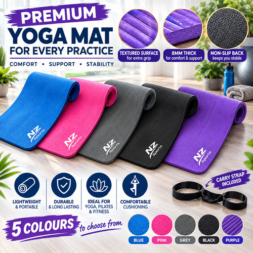 Extra thick 8mm yoga - yoga, mat